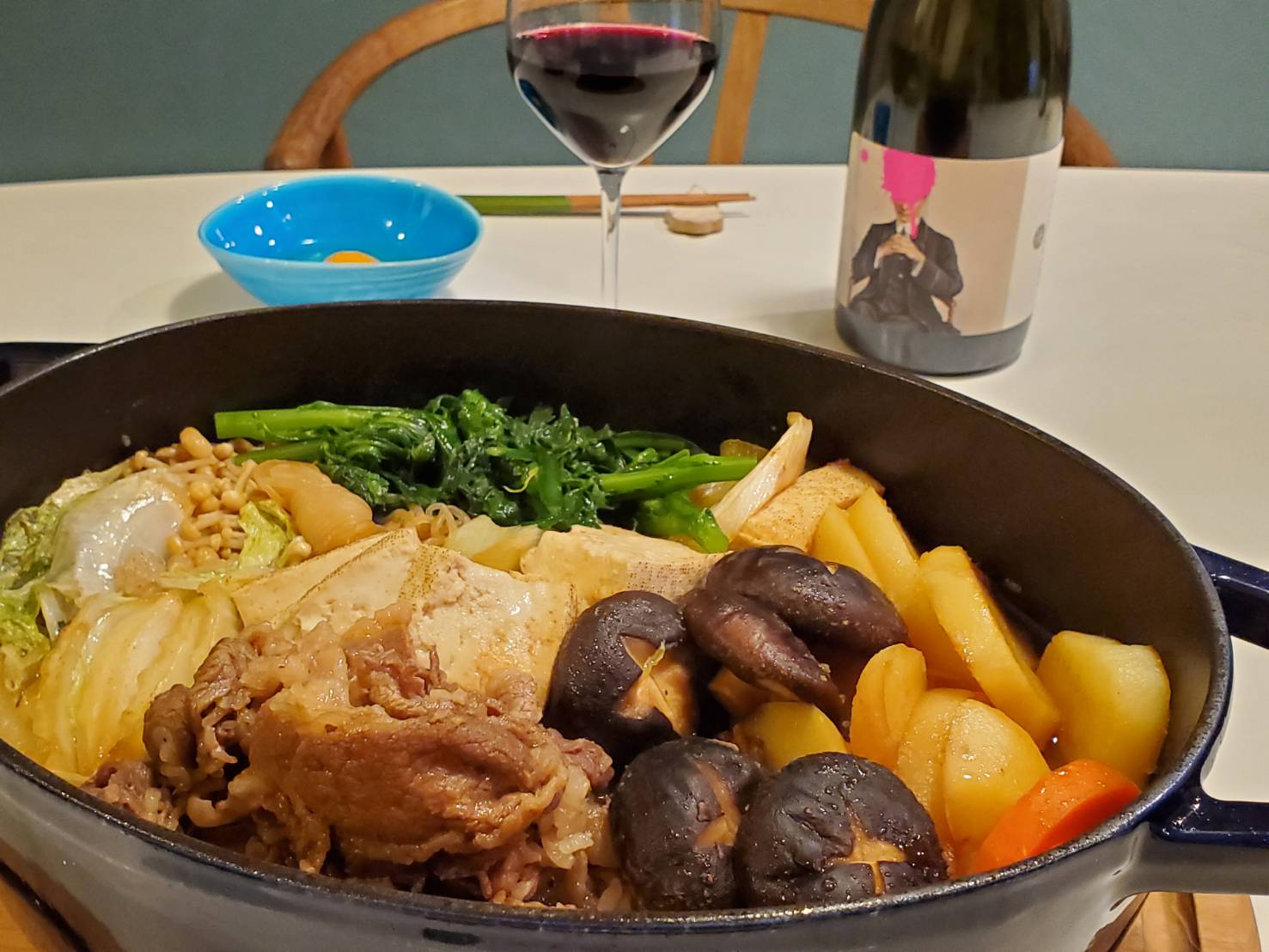 すき焼き風鍋と赤ワインのペアリング Tetsuya Wine Selections すき焼き風鍋と赤ワインのペアリング Tetsuya Wine Selections